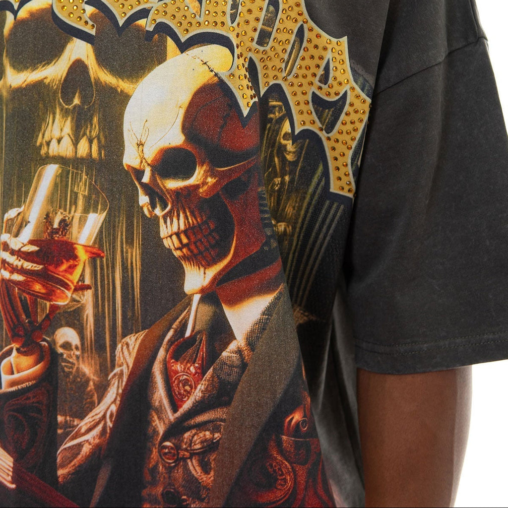 Stray respect earned wide & crop fit tee