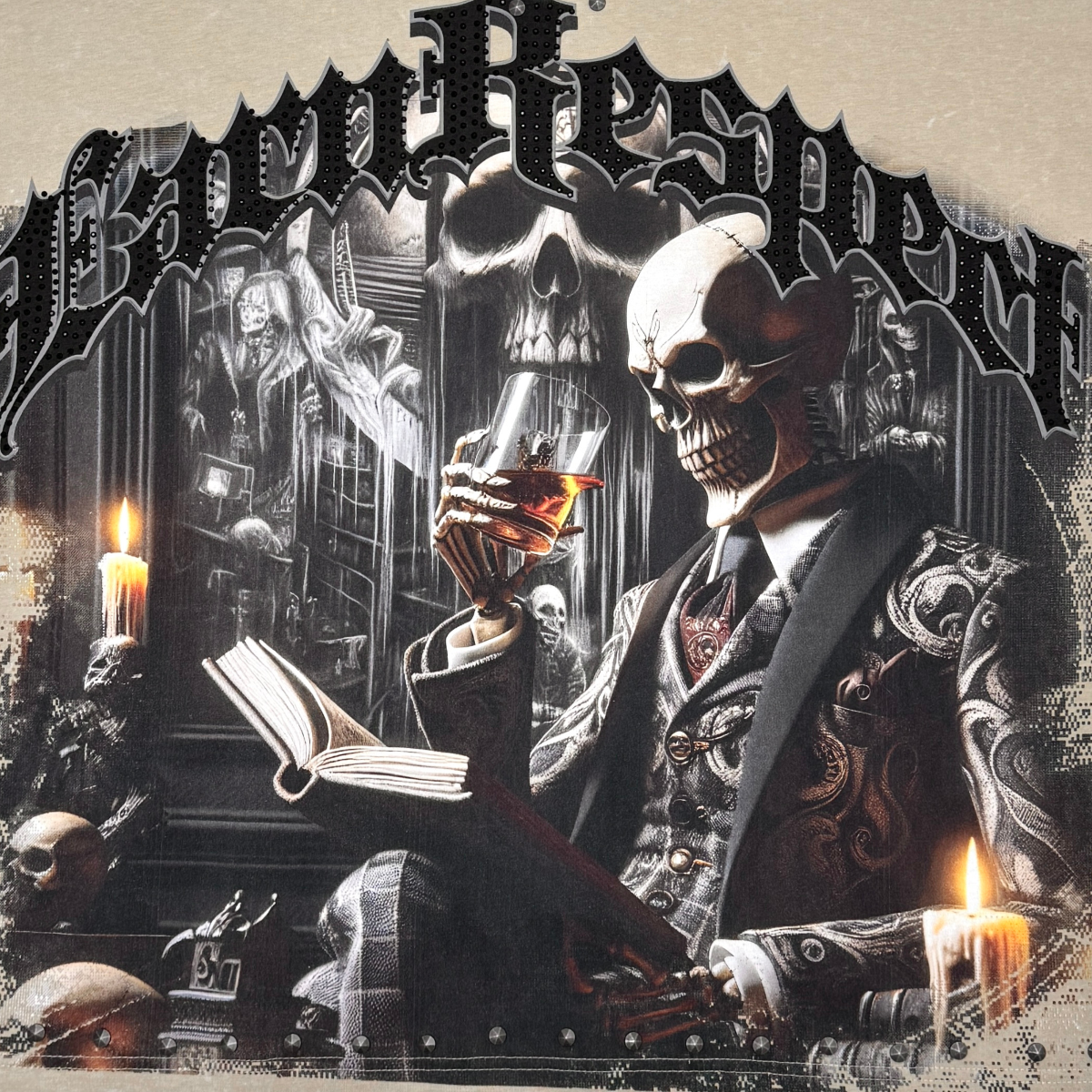 Stray respect earned wide & crop fit tee