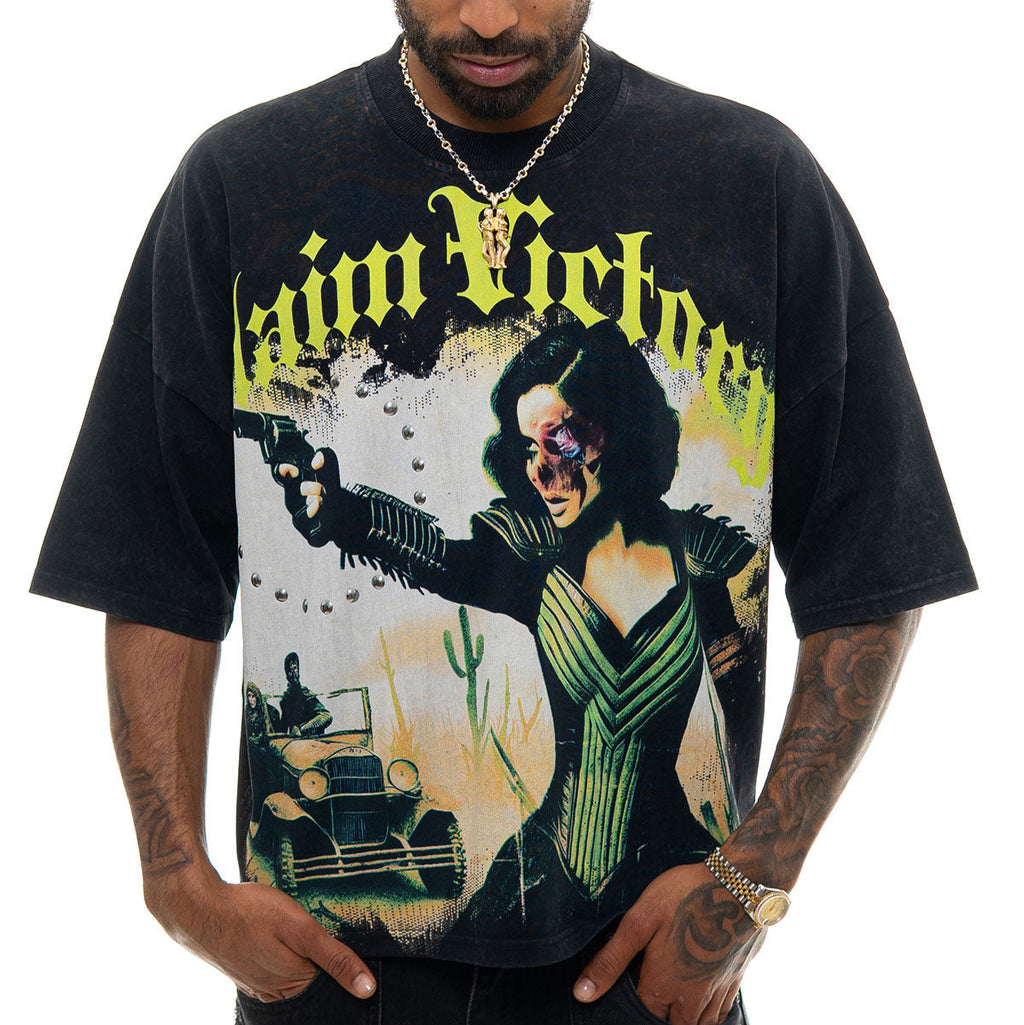 Stray claim victory wide & crop fit tee