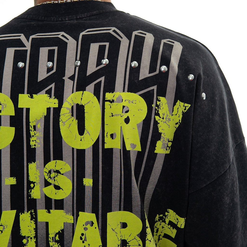 Stray claim victory wide & crop fit tee