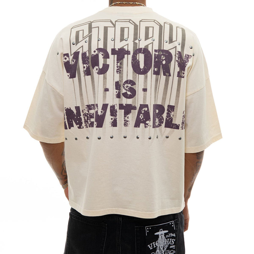 Stray claim victory wide & crop fit tee