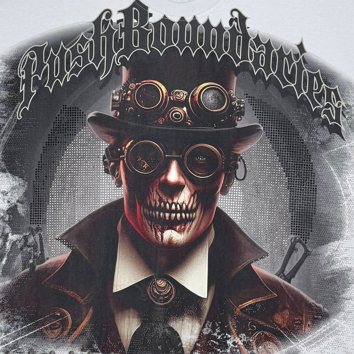 Stray push boundaries wide & crop fit tee