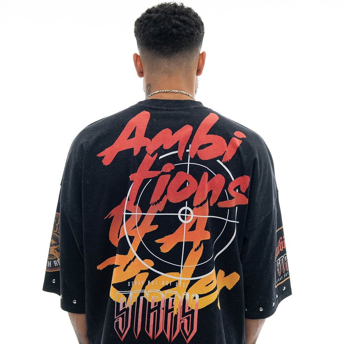 Stray ambitions 3/4 sleeve tee