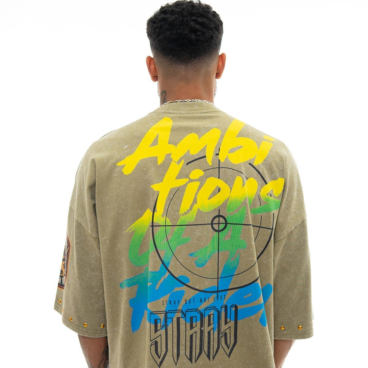 Stray ambitions 3/4 sleeve tee