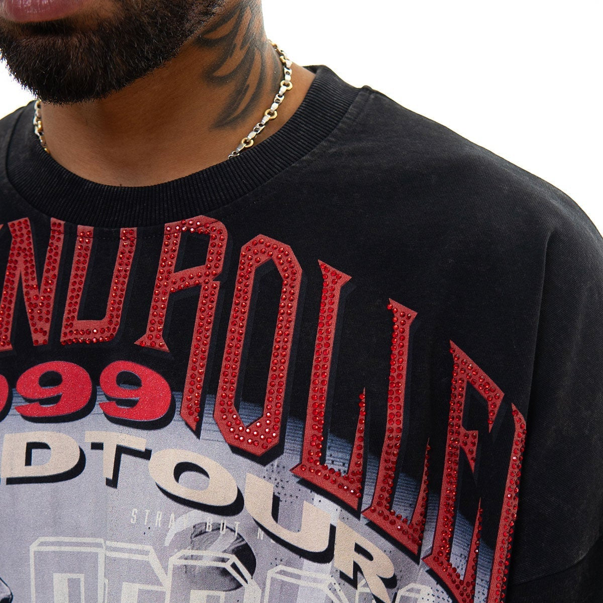 Stray rock n roller 3/4 sleeve tee