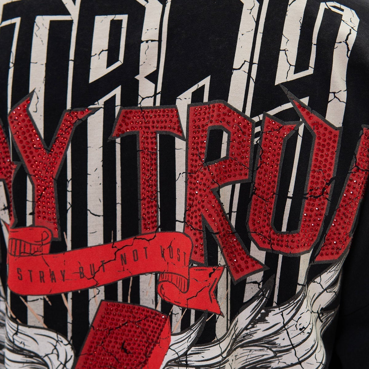 Stray rock n roller 3/4 sleeve tee