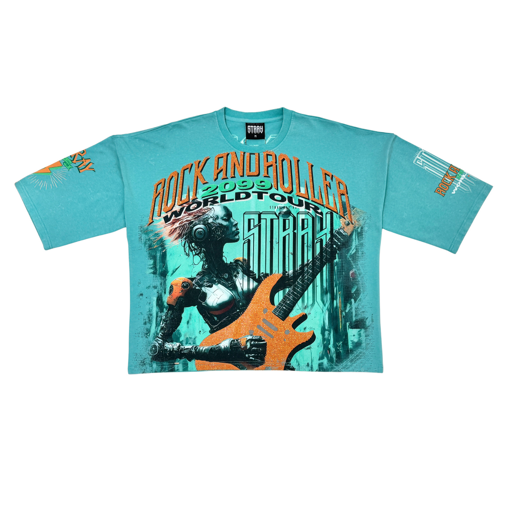 Stray rock n roller 3/4 sleeve tee