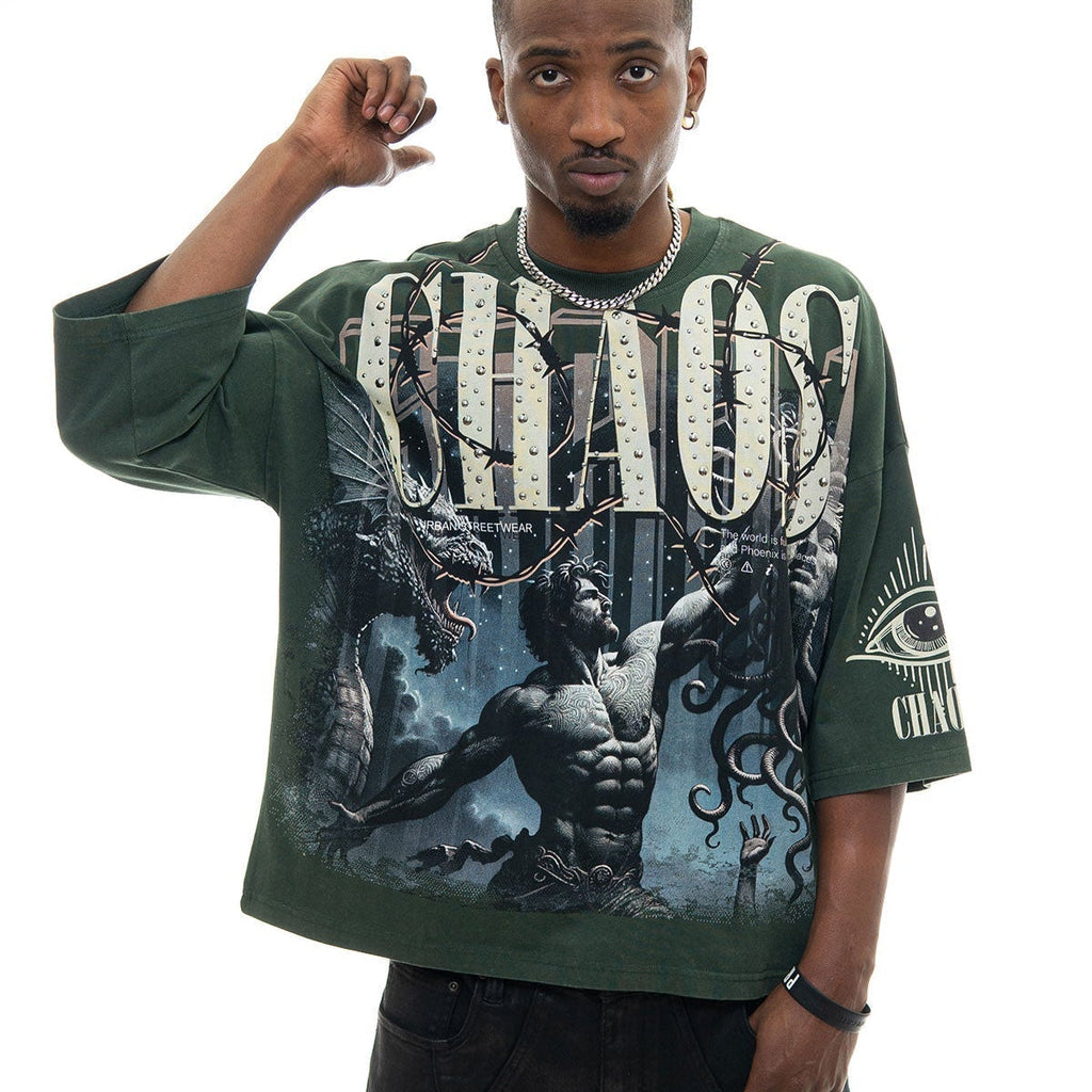 Stray chaos 3/4 sleeve tee