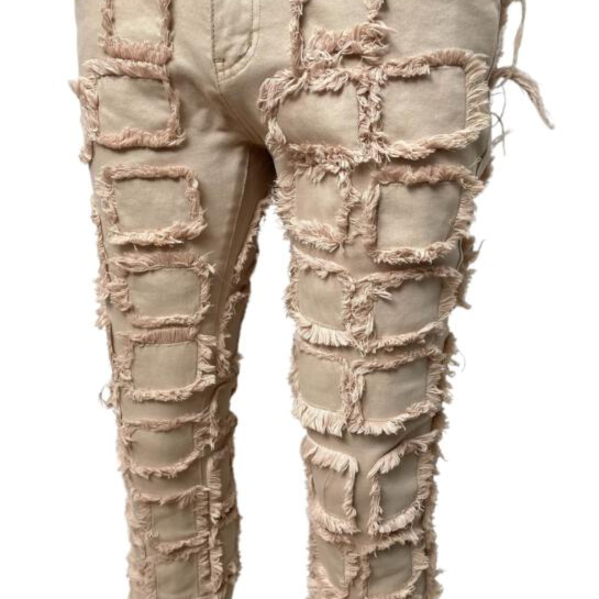 Vicious denim stack pants