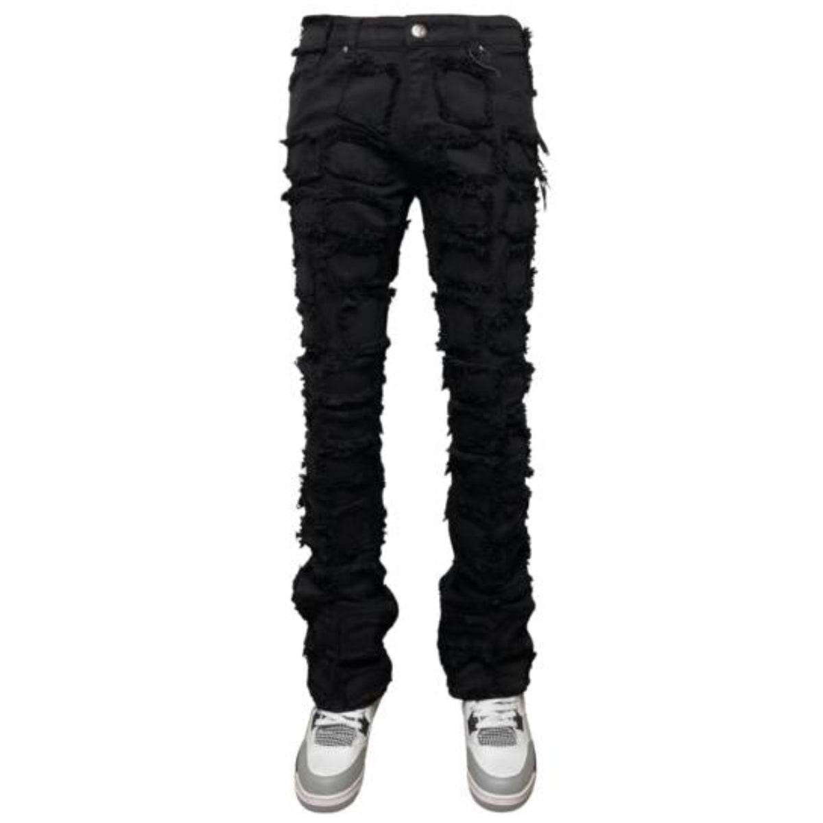 Vicious denim stack pants