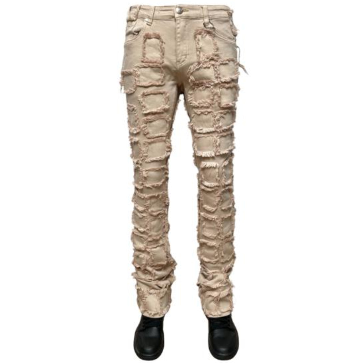 Vicious denim stack pants