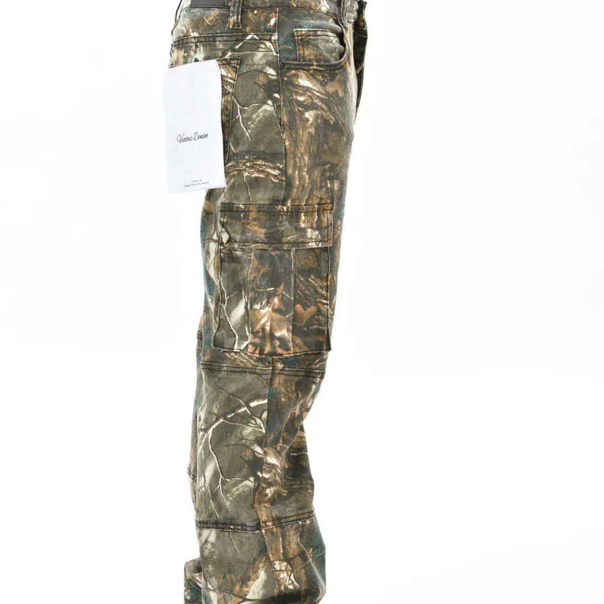 Brush camo baggy fit denim