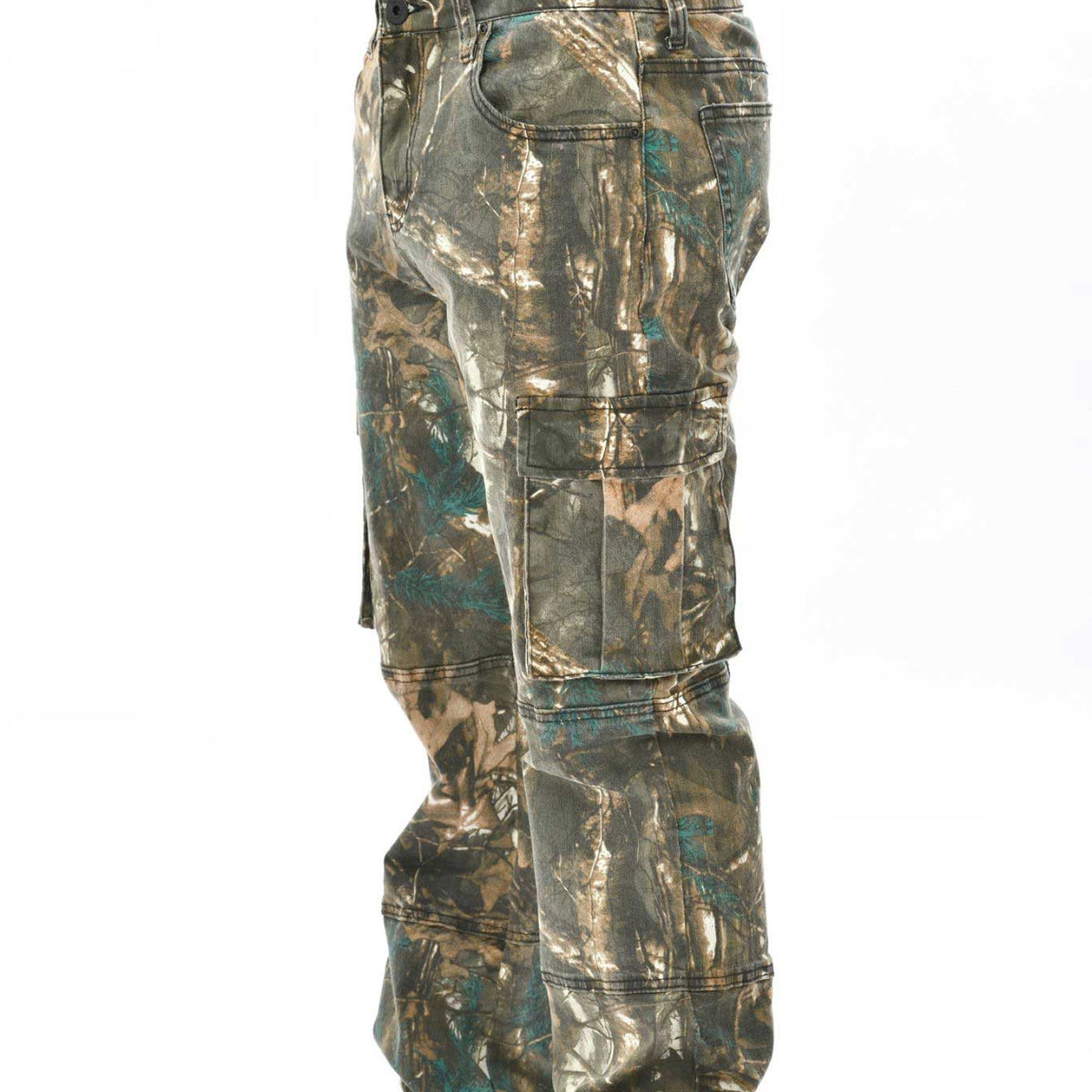 Brush camo baggy fit denim