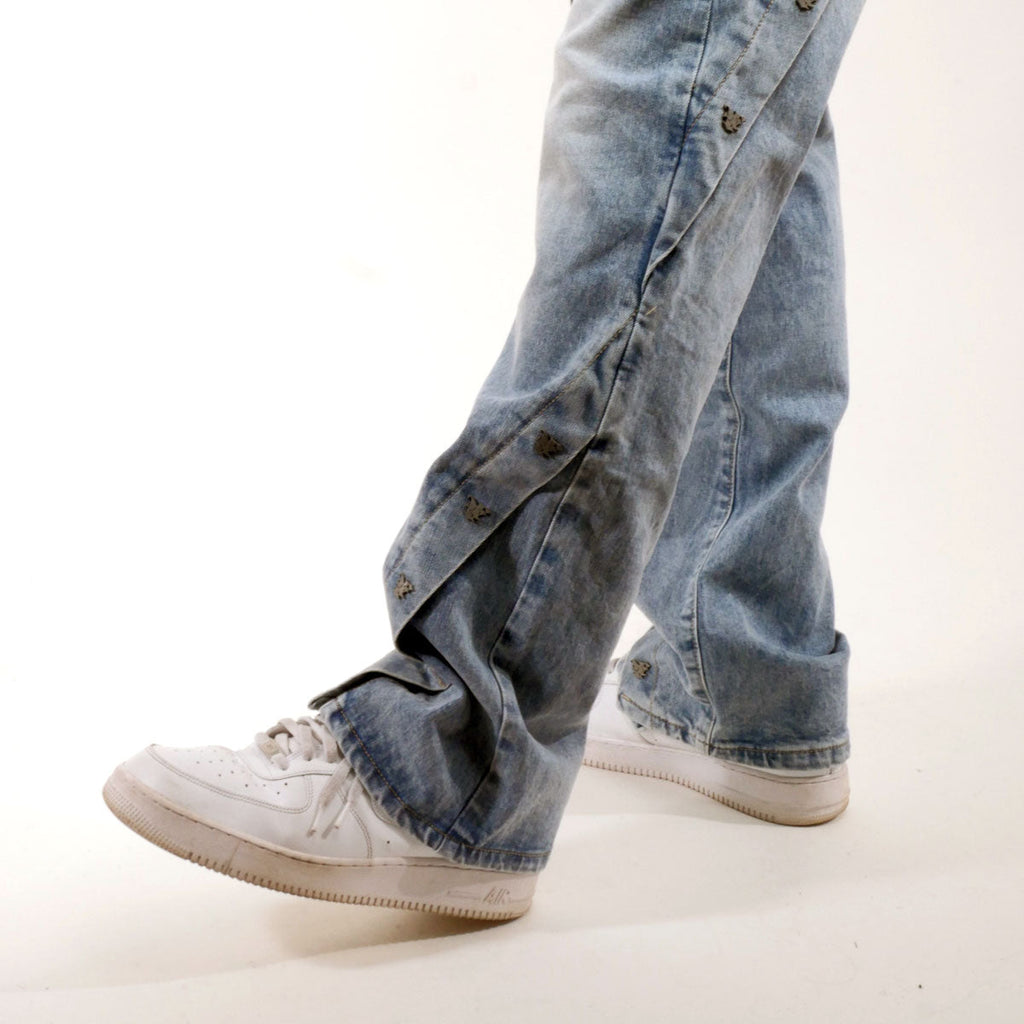 Studded premium western fit denim pant