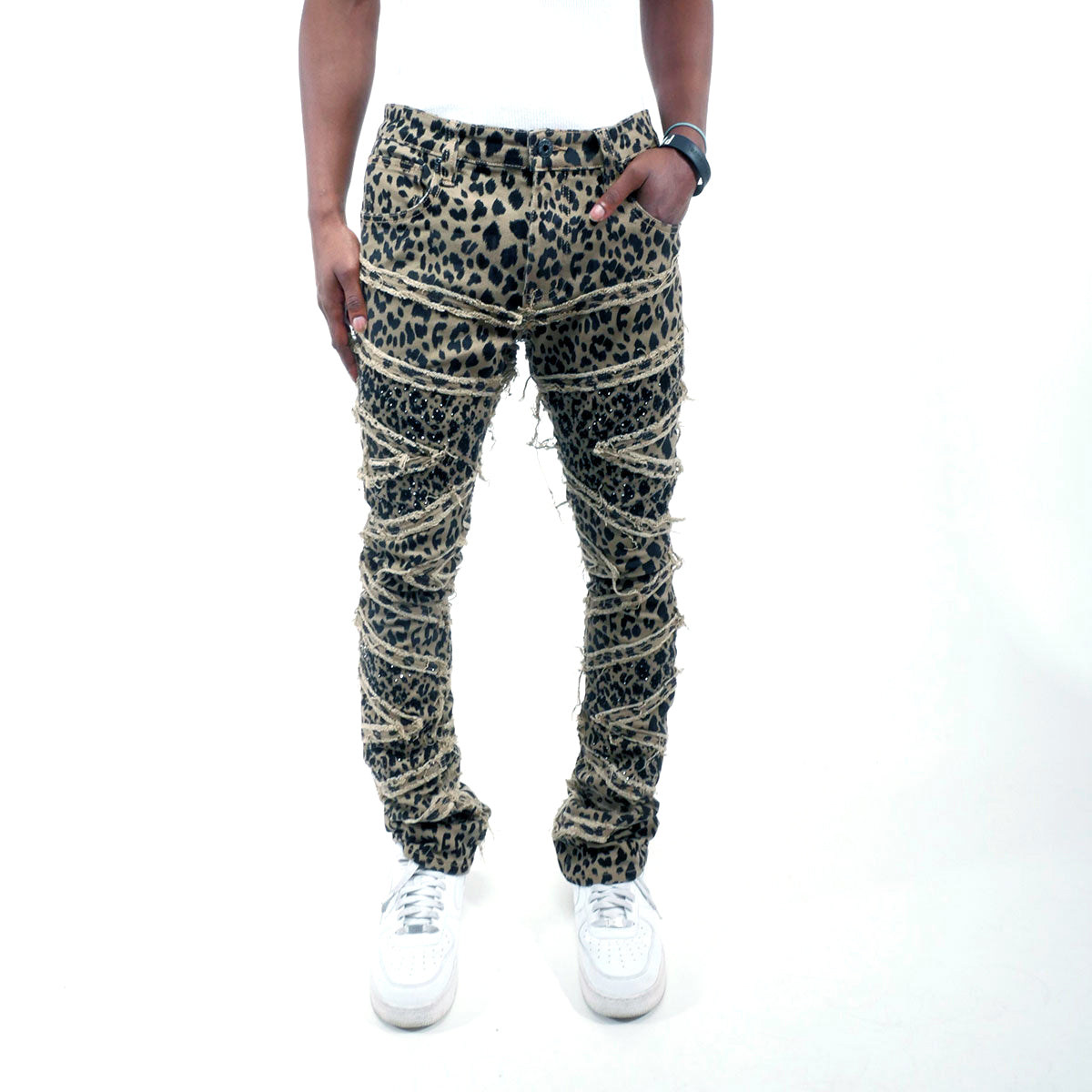 Premium flared embellished / stones pant