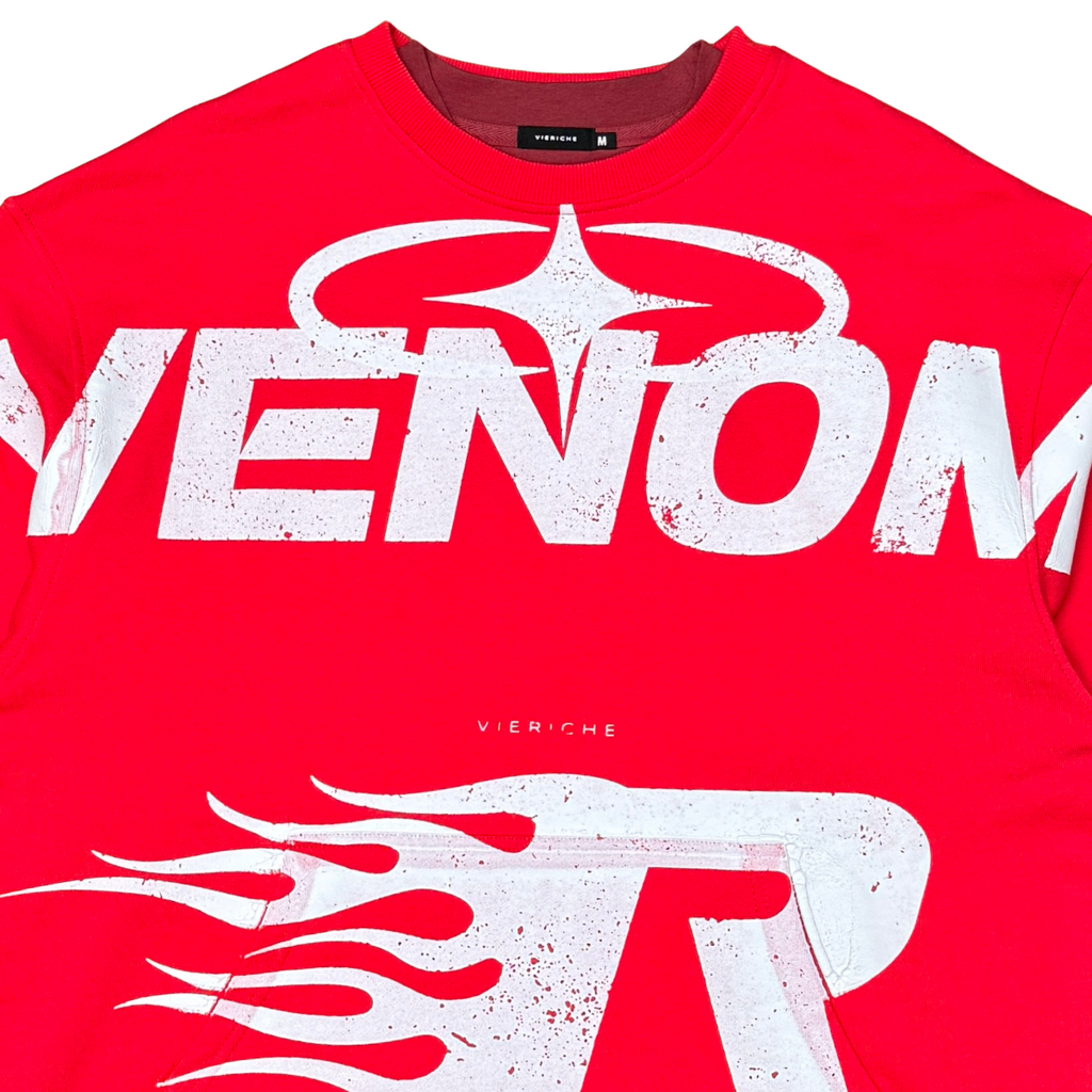 Venom cropped crew/tee 2pc combo