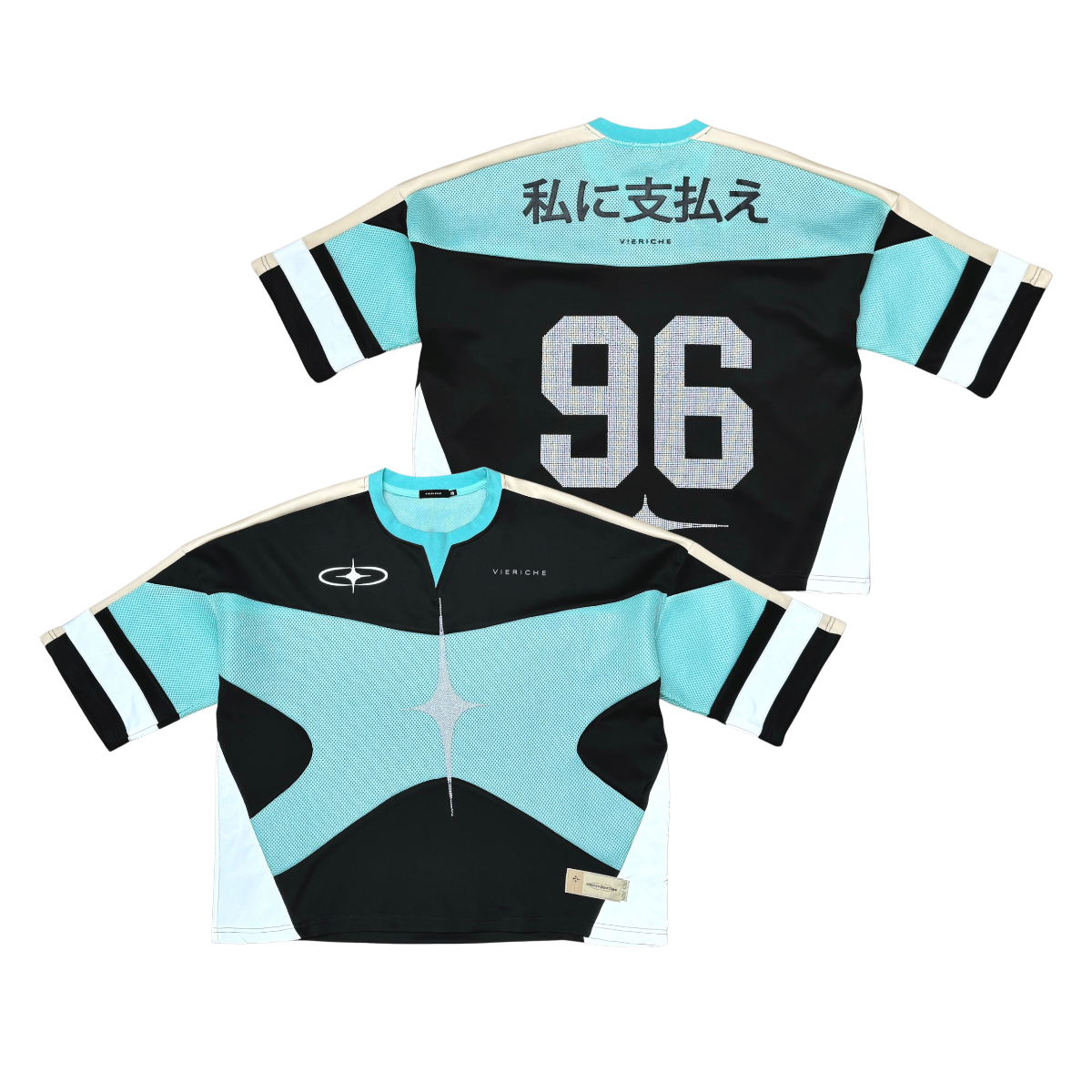 Luxury sport cropped jersey